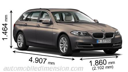 BMW 5 Touring 2013 dimensions