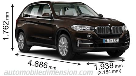 BMW X5 2013 dimensions