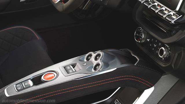 Interior detail of the Alpine A110