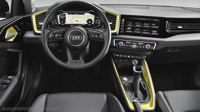Interior detail of the Audi A1 Sportback