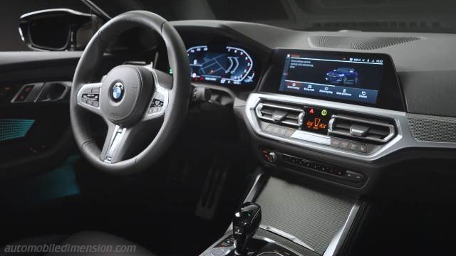 Interior detail of the BMW 2 Coupe