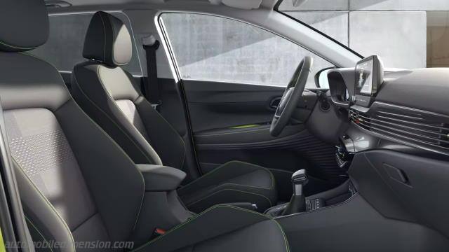Interior detail of the Hyundai i20