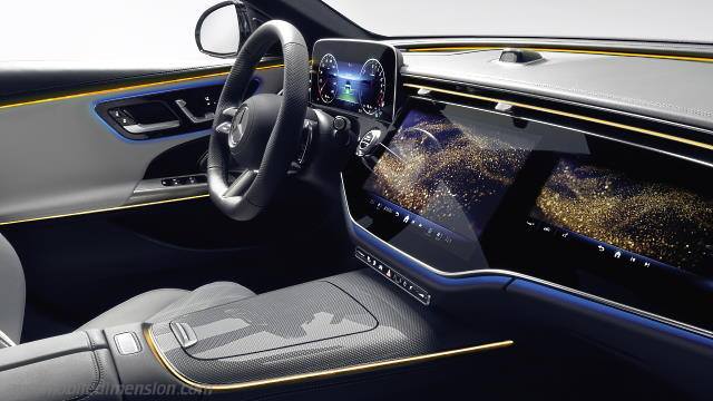 Interior detail of the Mercedes-Benz E