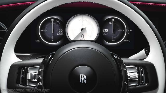 Interior detail of the Rolls-Royce Spectre