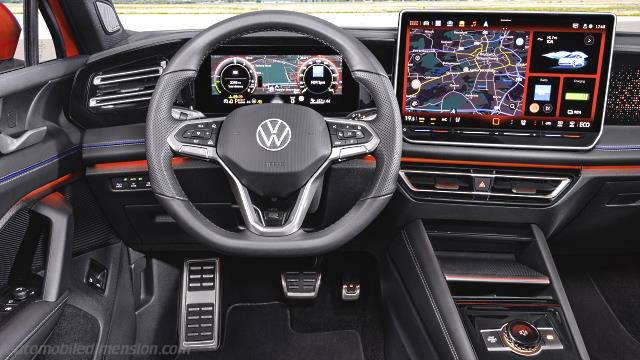 Interior detail of the Volkswagen Tiguan