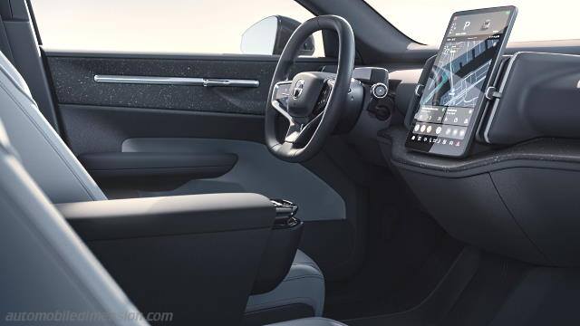 Interior detail of the Volvo EX30