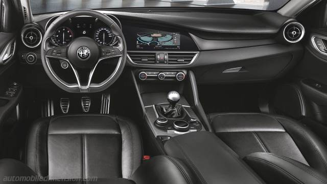 Alfa-Romeo Giulia 2016 dashboard