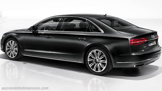 Audi A8 L 2014 boot space