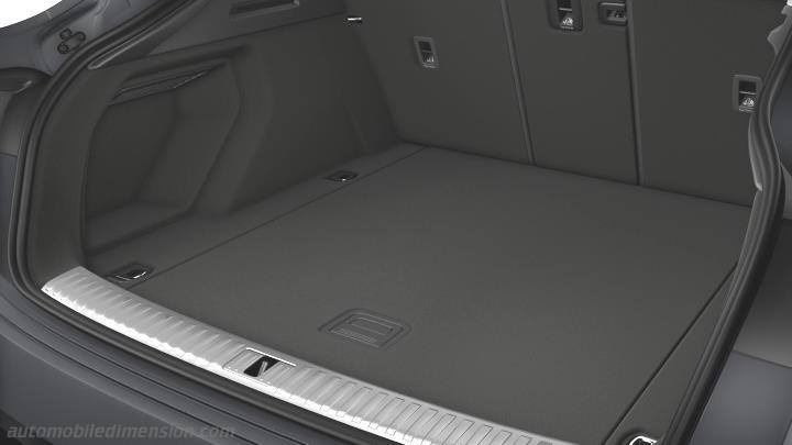 Audi Q8 e-tron Sportback 2023 boot space