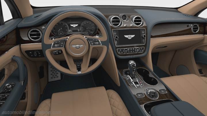 Bentley Bentayga 2016 dashboard