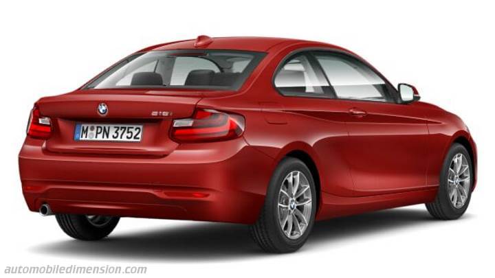 BMW 2 Coupe 2014 boot space