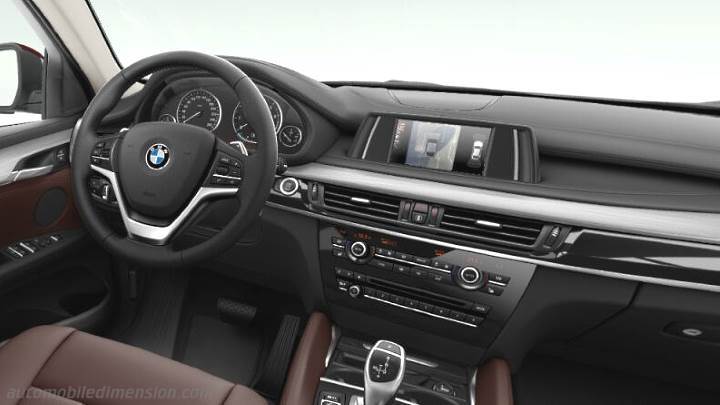 BMW X6 2015 dashboard