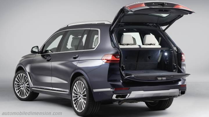BMW X7 2019 boot space
