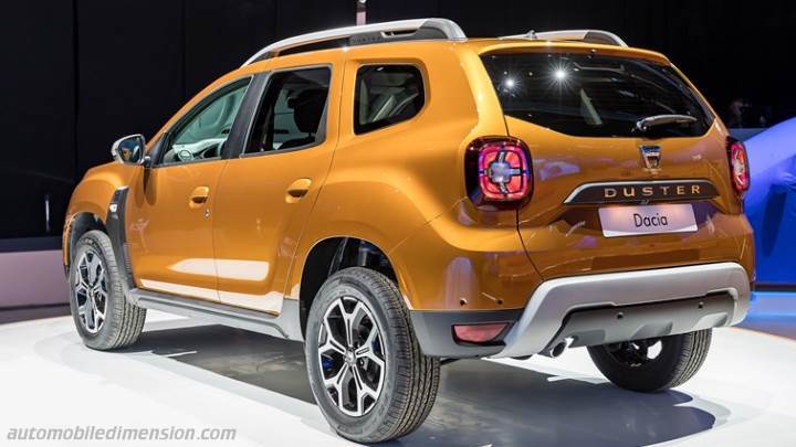 Dacia Duster 2018 boot space