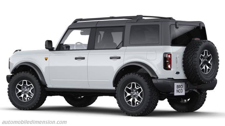Ford Bronco 2023 boot space