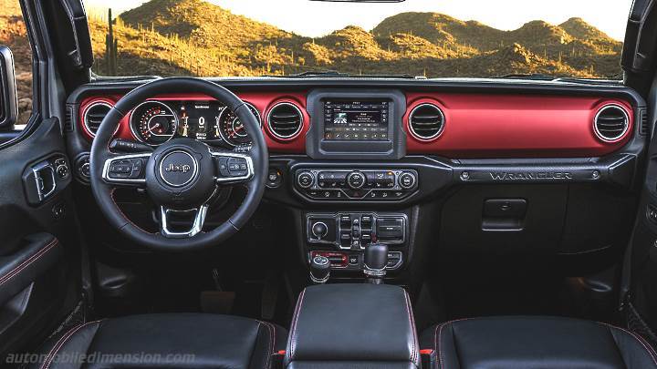 Jeep Wrangler Unlimited 2019 dashboard