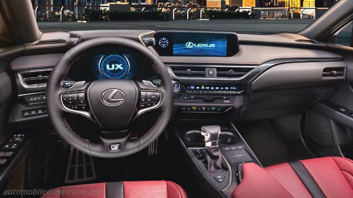 Lexus UX 2019 dashboard