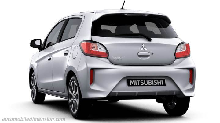 Mitsubishi Space Star 2020 boot space