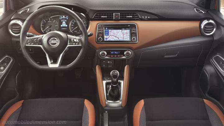 Nissan Micra 2017 dashboard