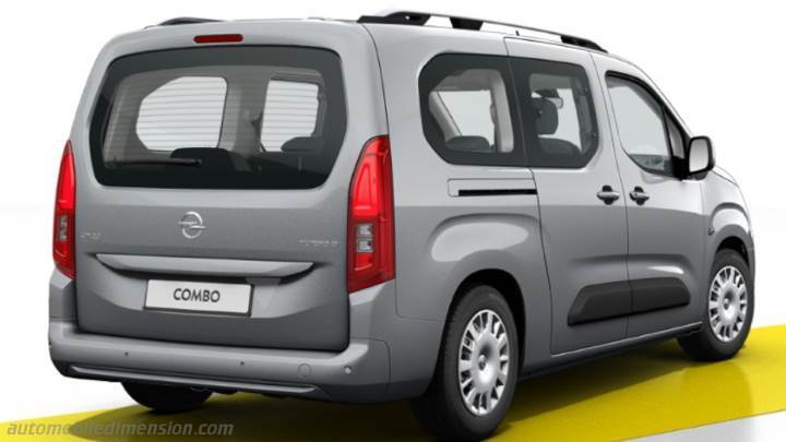 Opel Combo Life L2 2018 boot space