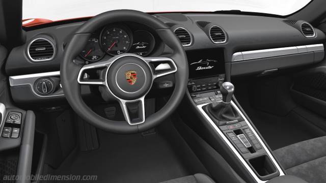 Porsche 718 Boxster 2016 dashboard