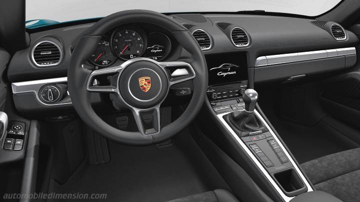 Porsche 718 Cayman 2016 dashboard