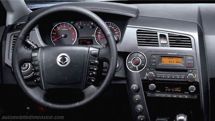 SsangYong Actyon Sports 2012 dashboard