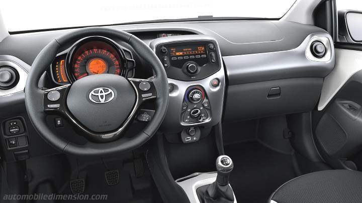 Toyota Aygo 2015 dashboard
