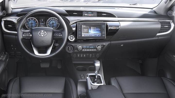 Toyota Hilux 2016 dashboard