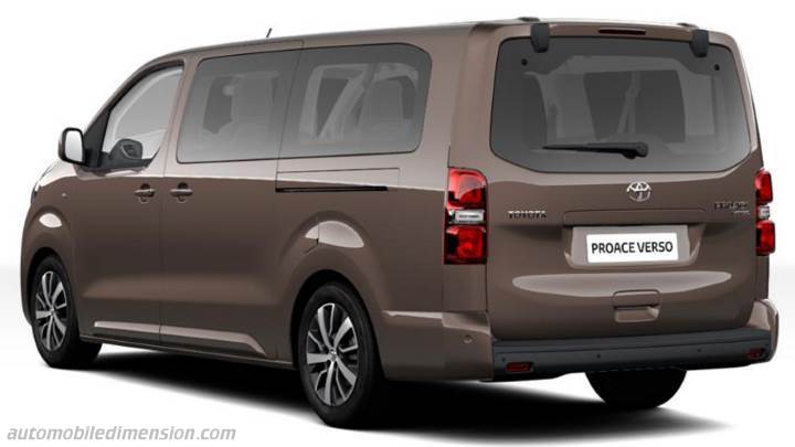Toyota Proace Verso Long 2016 boot space