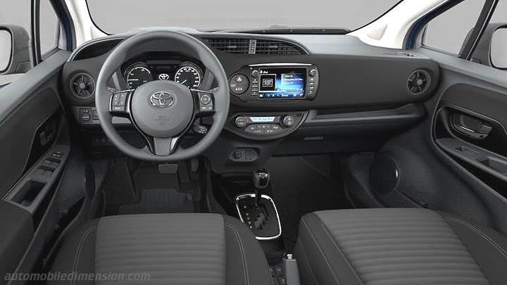 Toyota Yaris 2017 dashboard