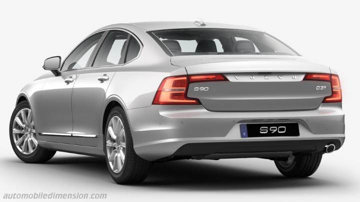 Volvo S90 2016 boot space