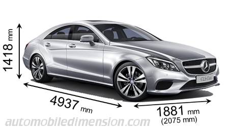 Mercedes-Benz CLS Coupé 2015 dimensions