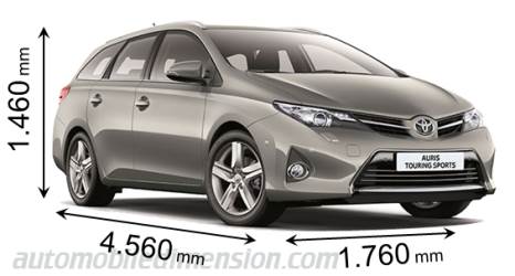 Toyota Auris Touring Sports 2013 dimensions