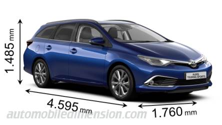 Toyota Auris Touring Sports 2015 dimensions