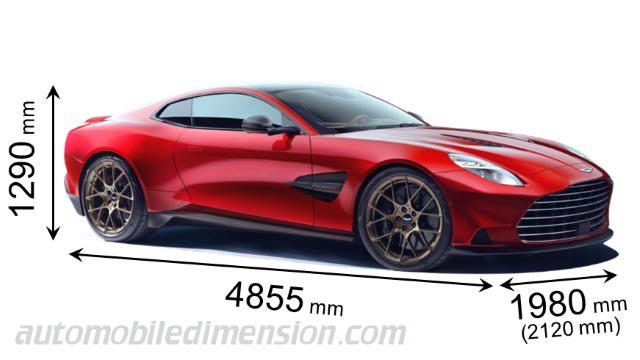 Dimensions Aston Martin Vanquish