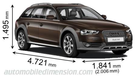 Audi A4 allroad quattro 2012 mått