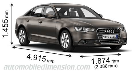 Audi A6 Dimensions Boot E And