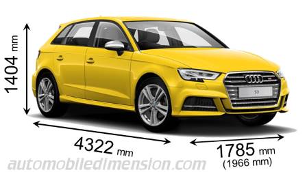 Dimensions Of Audi Cars Showing Length Width And Height