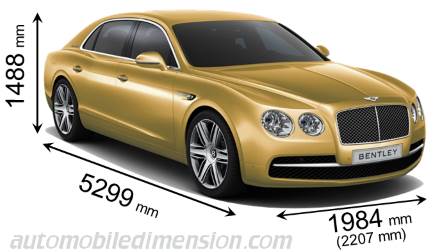 Bentley Flying Spur 2013 dimensions