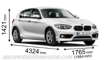BMW 1 2015 dimensions