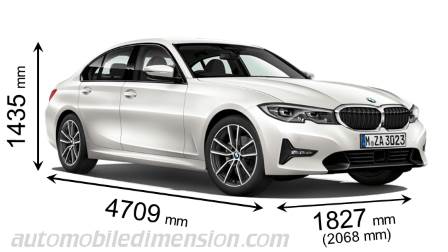 Dimensioni BMW 3 2019