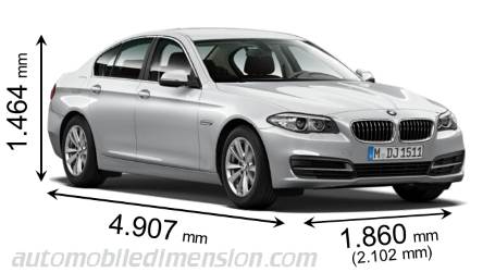 BMW 5 2013 mått