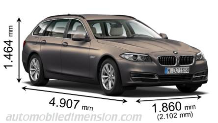 Dimensioni BMW 5 Touring 2013