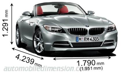 BMW Z4 2009 mått