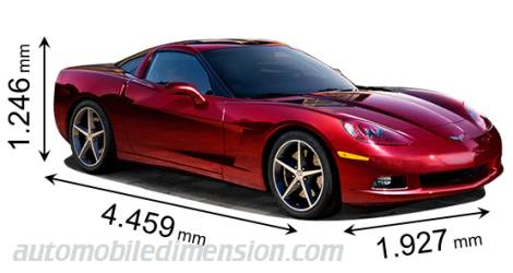 Chevrolet Corvette 2006 dimensions