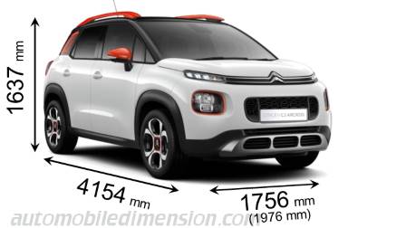 Dimension Citroen C3 Aircross 2018