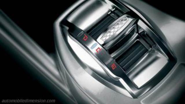 Dettaglio interno dell'Alfa-Romeo MiTo