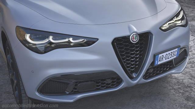 Dettaglio esterno dell'Alfa-Romeo Stelvio
