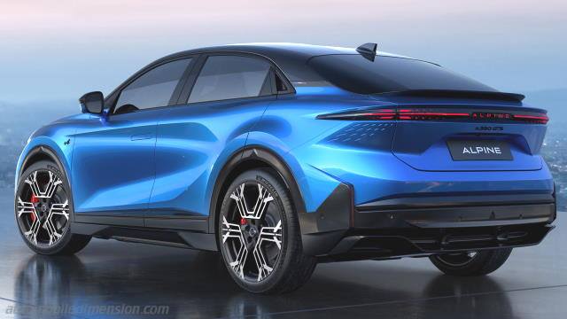 Exterior of the Alpine A390